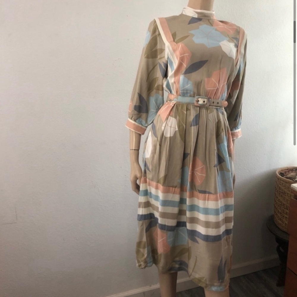 California Girl by Petrina Aberly vintage maxi retro dress - Picture 4 of 16